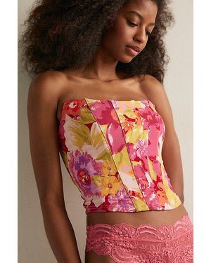 Intimately By Free People Happy Hour Printed Tube Top By - Red