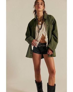 Free People Zazu Reversible Liner Jacket in Brown | Lyst