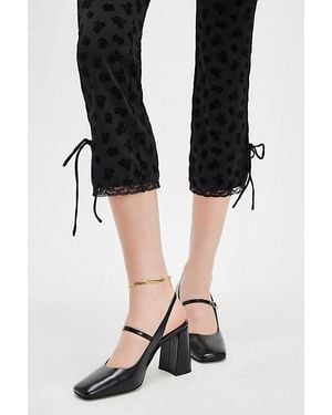 Jeffrey Campbell Paige Slingback Heels - Black