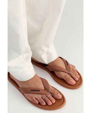 Havaianas Puffed Up Flip Flops - Brown