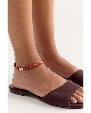 Free People Sarri Stone Anklet - Multicolour