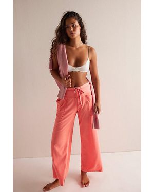 Intimately By Free People Staycation Lounge Trousers By - Pink
