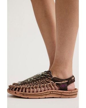 Keen Uneek Leather Sneakers - Brown