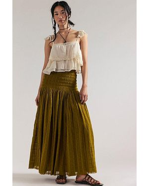 Free People Raven Solid Convertible Maxi Skirt - Multicolour