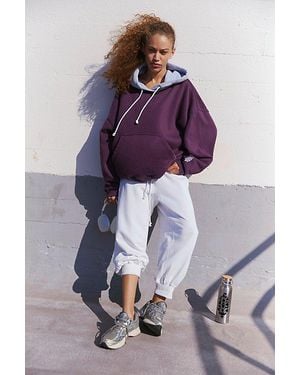 Fp Movement Final Call Colorblock Hoodie - Purple