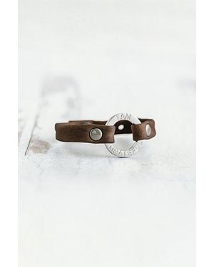 Giving Bracelets Brushed I Am Grateful Mantra - Multicolor