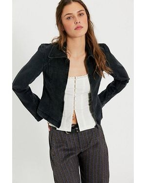 Free People River Denim Jacket - Black