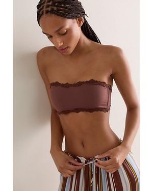 Intimately By Free People Charlie Lace Microfiber Bandeau By - Brown