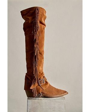 Free People Alyse Convertible Over-The-Knee Boots - Brown
