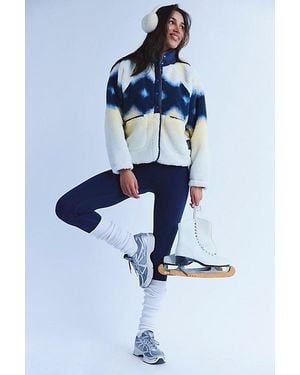 Fp Movement Hit The Slopes Printed Fleece Jacket - Blue