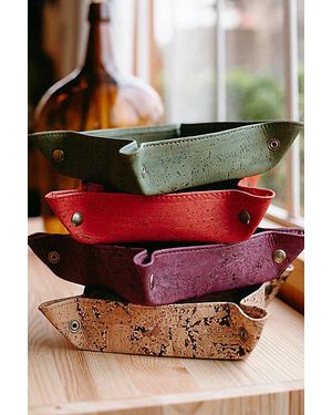 Tiradia Cork Tidy Catch All Tray - Red