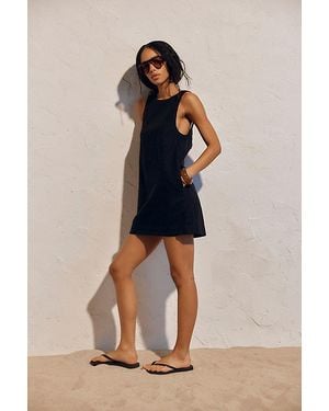 free-est Full Of Sunshine Cotton-linen Mini - Black