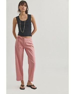 Free People Amelia Solid Tie Trousers - Multicolour