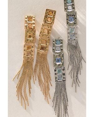 Free People Nikkie Dangle Earrings - Natural