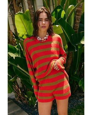 free-est Malibu Surf Jumper Co-Ord By - Red