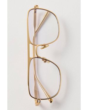 Elisa Johnson Jane Metal Sunglasses - White