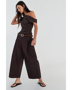 Free People Silverlake Wide-Leg Chino Trousers - Multicolour