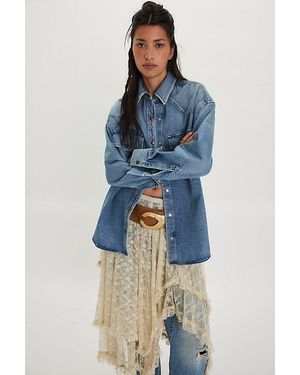Agolde Lotta Shirt - Blue
