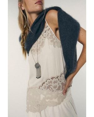 Intimately By Free People Sweet Heirloom Shapeless Cami - Blue