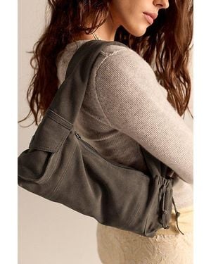 Free People Soto East West Suede Shoulder Bag - Multicolour