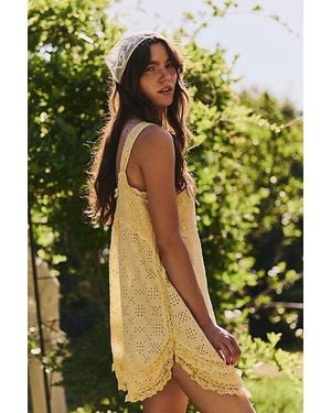 Intimately By Free People Dream Haze Embroidered Nightie By - Yellow
