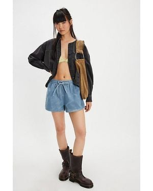 One Teaspoon Denim Boxer Shorts - Blue