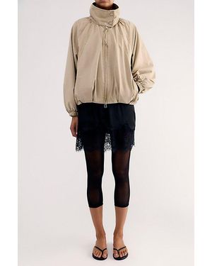 Free People Malva Cropped Tights - Natural