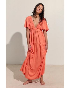 free-est La La Maxi Dress By - Red