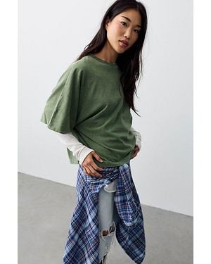 Free People Atlas Dolman Tee - Green