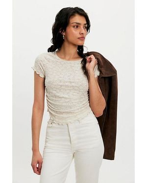 Free People Anora Baby Tee - White