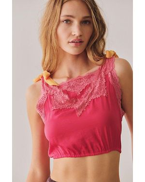 Intimately By Free People It's Romantic Brami Top By - Red