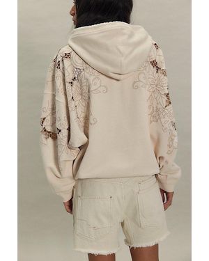 Free People Where Are The Umbrellas Zip-Up - Natural
