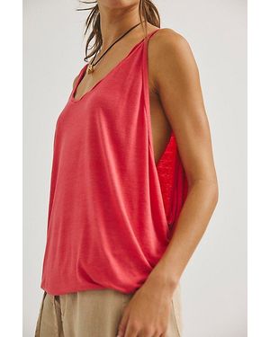 Free People Shoreside Tank Top - Red