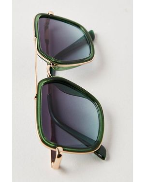 Free People Luna Classic Aviator Sunglasses - Grey