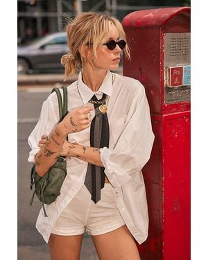 Free People Sabine Articulated Shirt - White