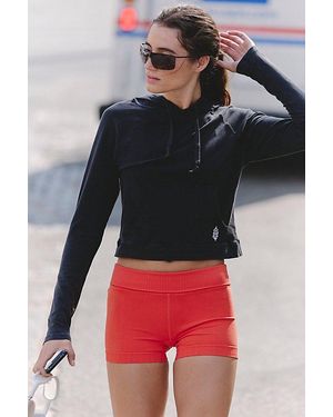 Fp Movement Hot Shot Hooded Long Sleeve - Red