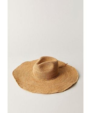 Lack of Color Drift Ultra-Wide Fedora - Natural