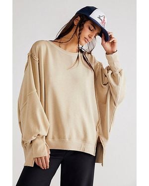 Free People Camden Sweatshirt - Natural