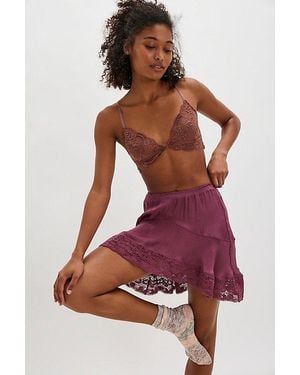 Free People Midnight Muse Half Slip By - Red