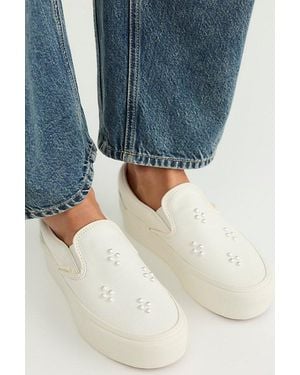 Vans Pearl Stackform Slip-Ons - Blue