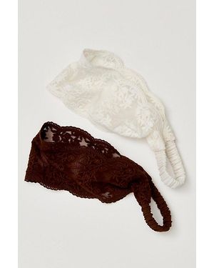 Free People Solana Lace Headband - Brown
