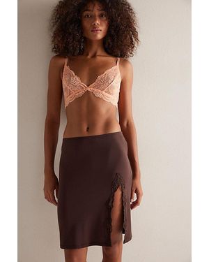 Only Hearts Delicious With Lace Mini Slip Dress By - Brown