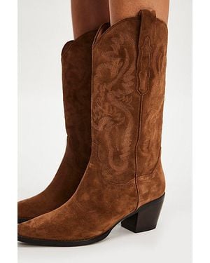 Jeffrey Campbell Dagget Western Boots By - Multicolour