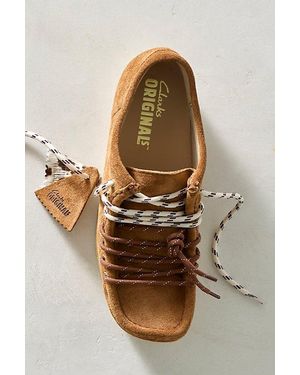 Clarks For Free People Wallabee Lace Moccasins - Brown