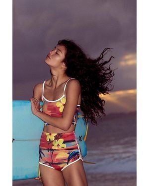 Salt Gypsy Spaghetti Strap Crop - Gray