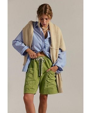 Free People Jet Set Shorts - Green