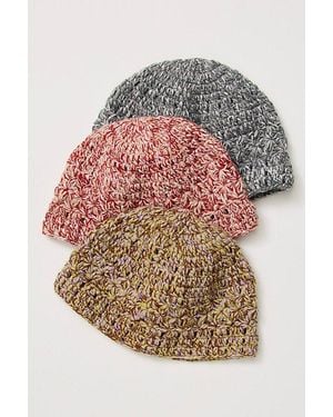 Free People Peggy Knitted Cap - Blue