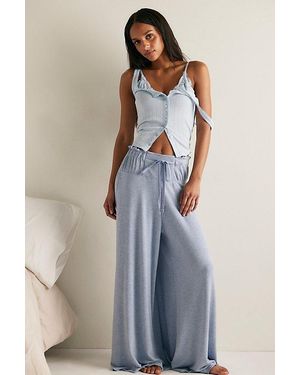 Intimately By Free People Dream State Lounge Trousers By - Blue