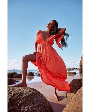 free-est La La Maxi Dress By - Red