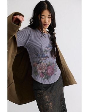 Free People Lucky Locket Tee - Multicolor